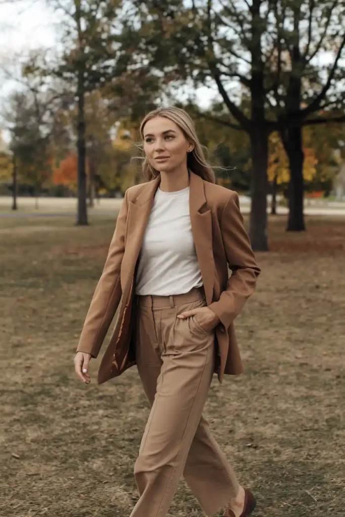 Blazer and Khaki Pants for Instantly Polished Days
