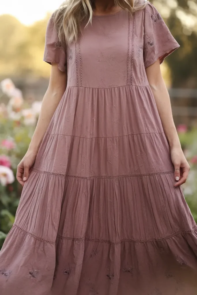Bohemian maxi dresses are perfect for garden parties