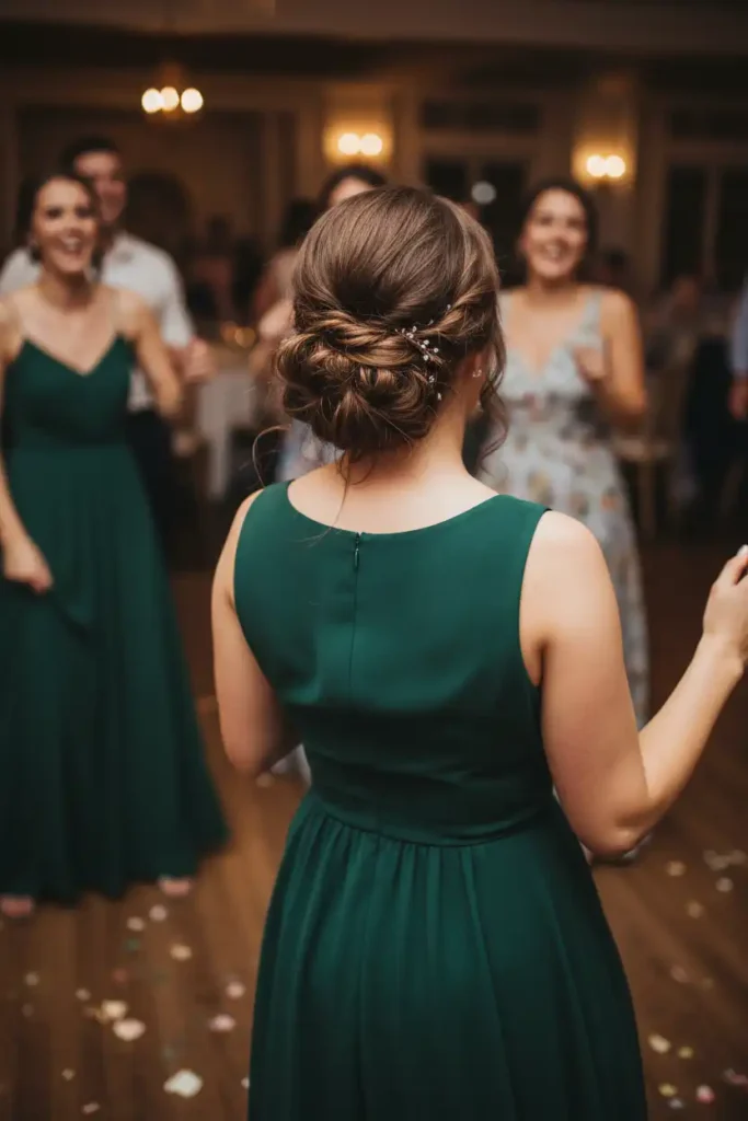 Bridesmaid Low Bun Hairstyles That Hold All Day