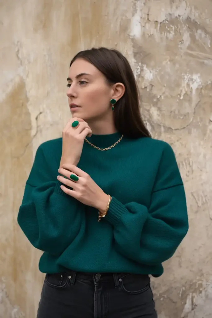 Building a Gemstone Inspired Outfit Around One Color