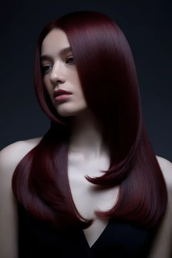 Burgundy Red Hair for Cooler Undertones