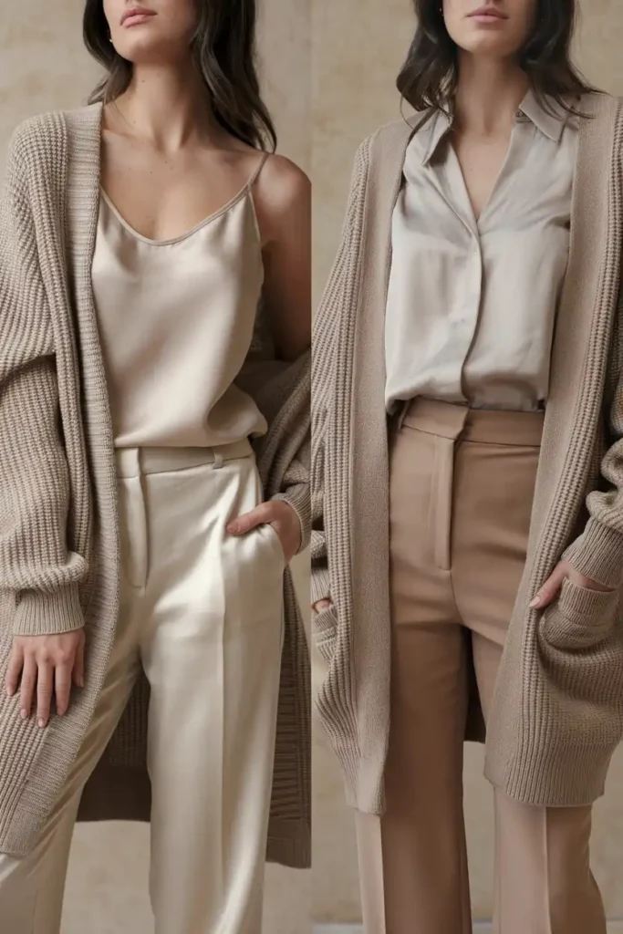 Cardigan Outfit Ideas for Date Night vs Work Days