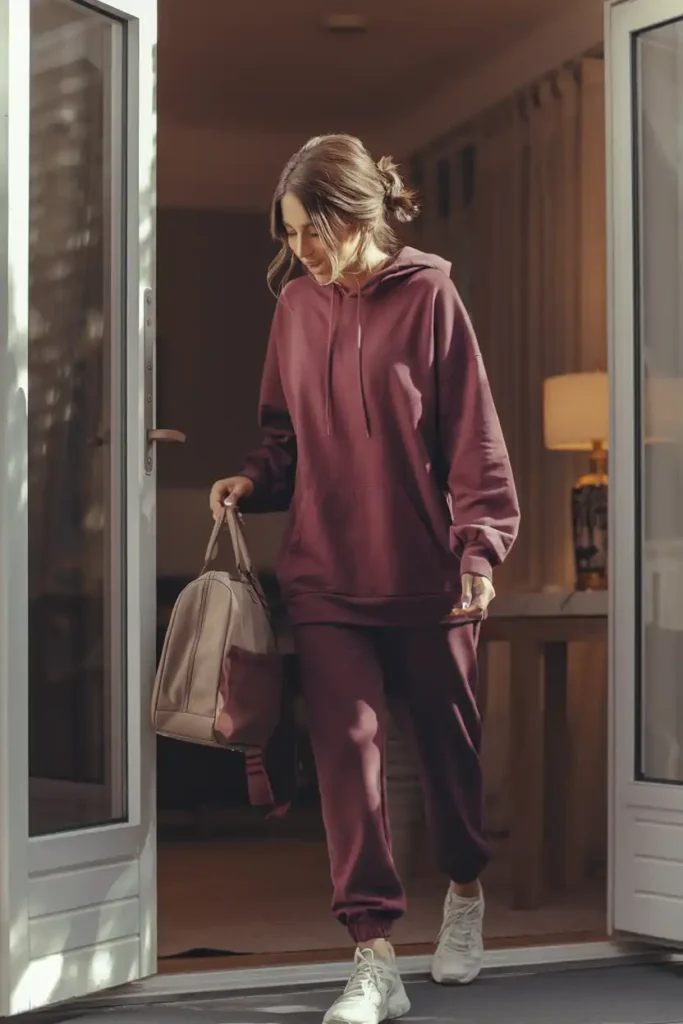Casual Maroon Outfit Ideas for Busy Weekday Mornings
