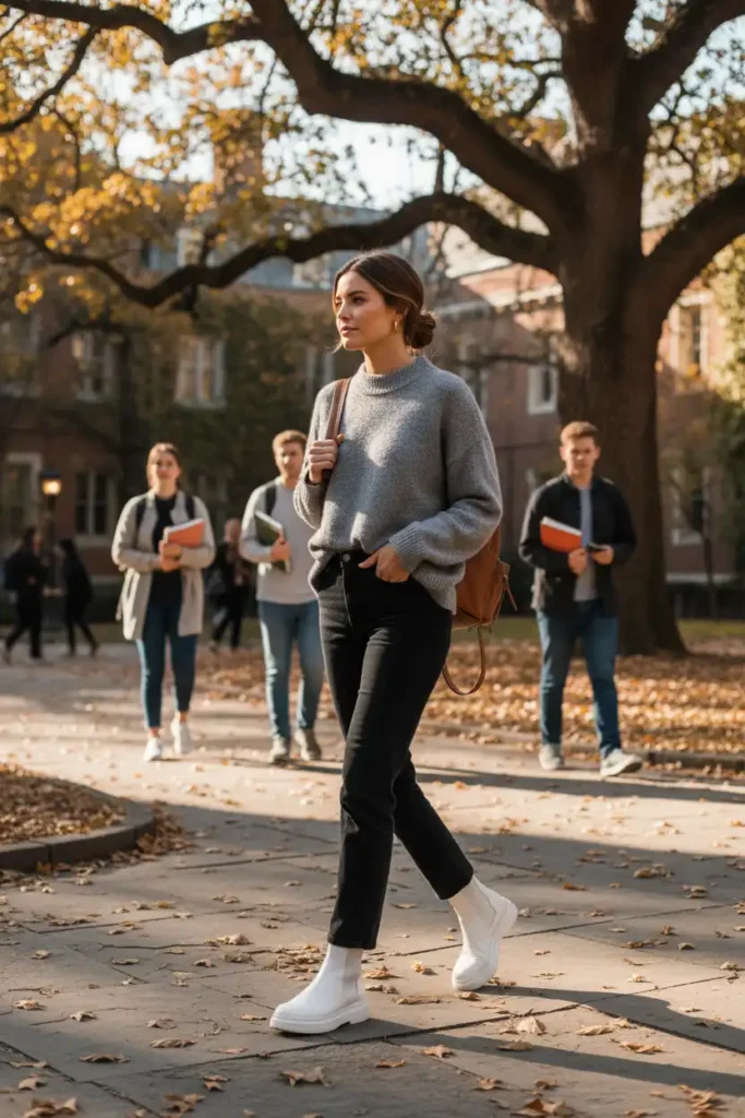 Chic Style on School Mornings When You Have Ten Minutes