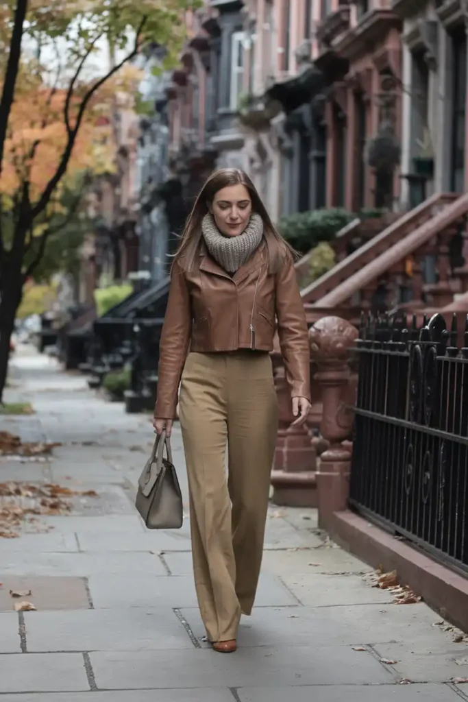 Chicago Aesthetic Outfits Meet Fall Khaki Styling