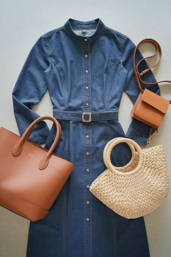 Choosing the Right Handbag for Your Denim Dress