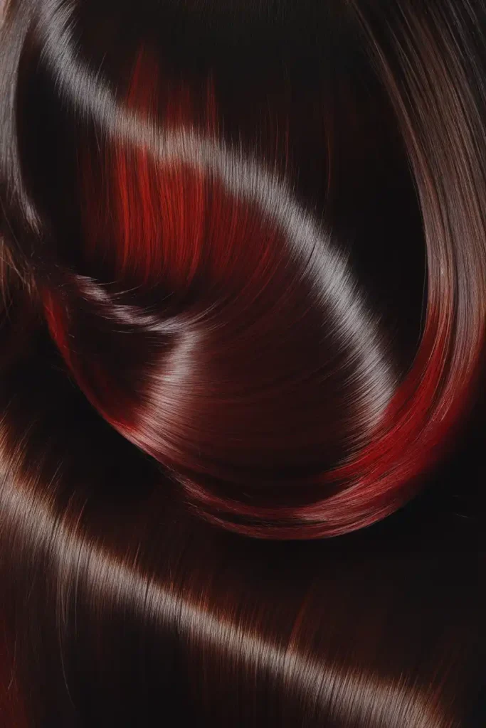 Coke Hair: The Deep, Glossy Brown-Red Trend