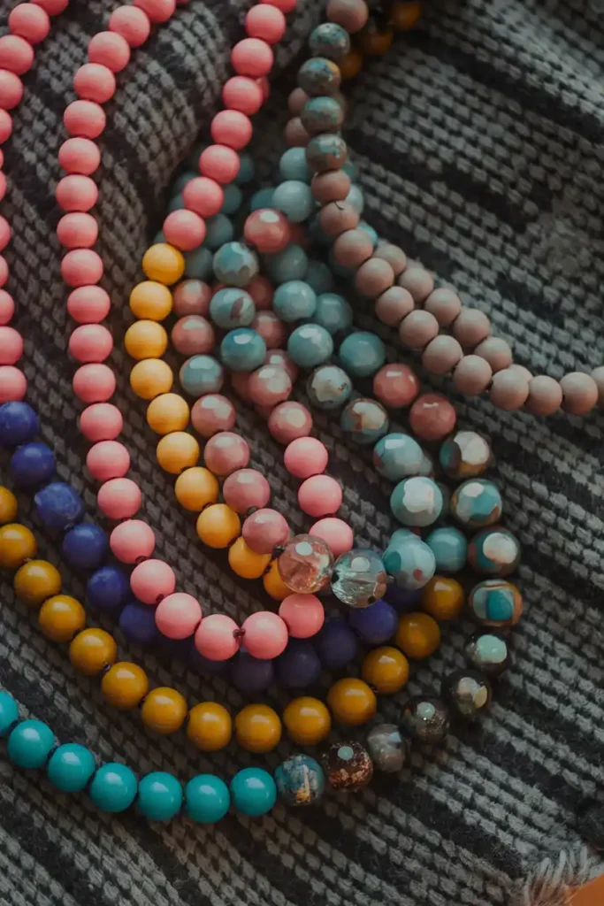 Colorful Beaded Pieces for Gray Fall Days