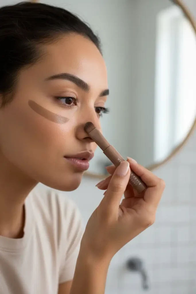 Contouring that holds its shape through movement