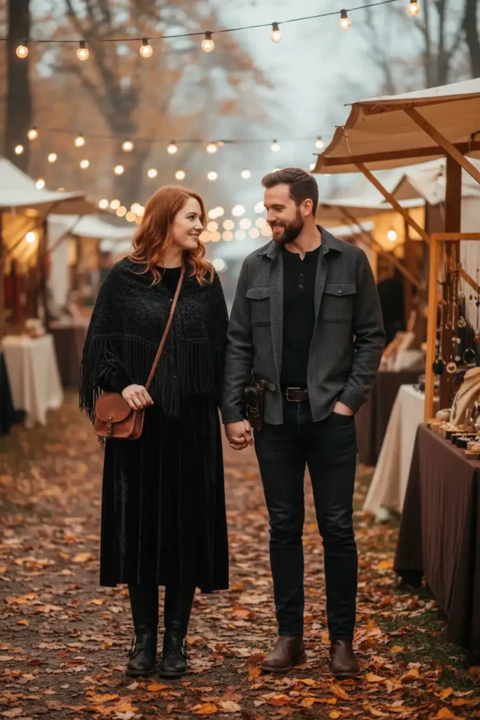 Coordinating a Gothic Romance Outfit for a Fest or Outdoor Event