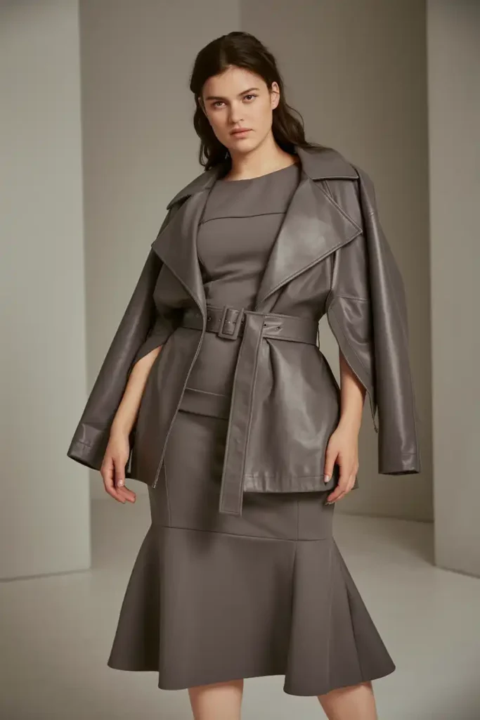 Curvy Styling Tricks That Make a Leather Jacket Work Harder