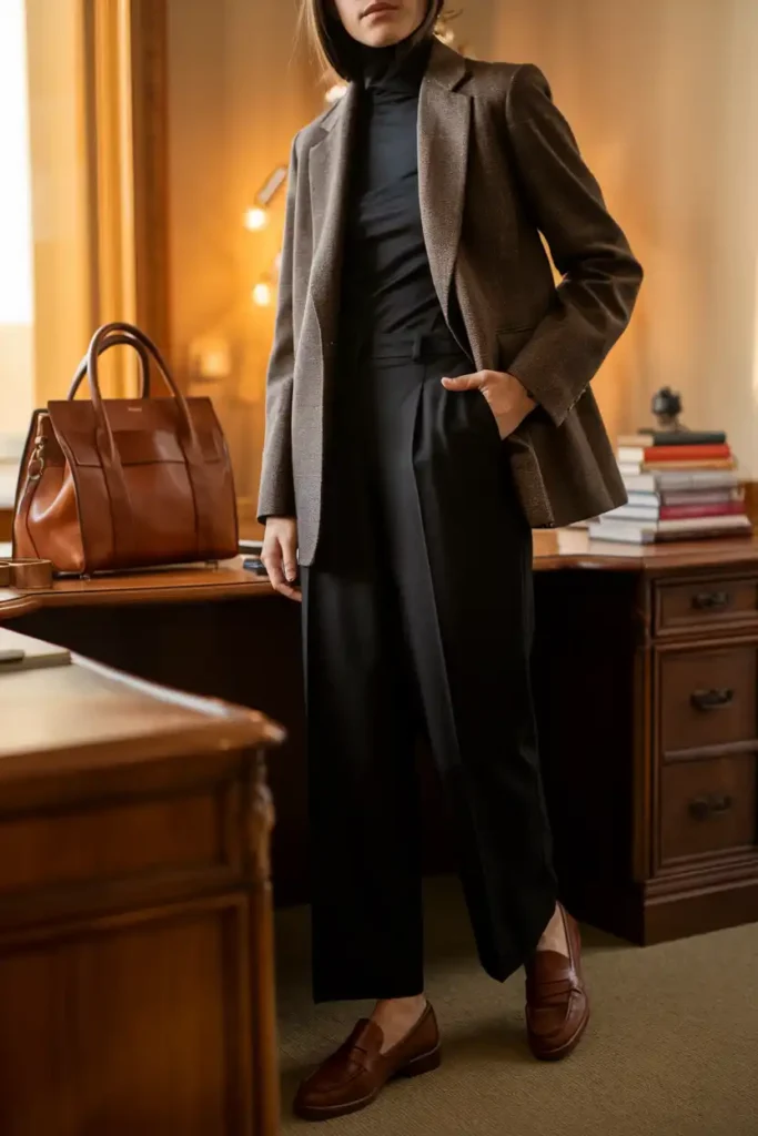 Dark Academia Layers You Can Wear to Work