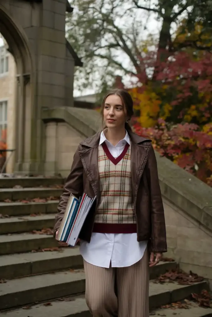 Dark Academia Streetwear Looks Built Around Leather
