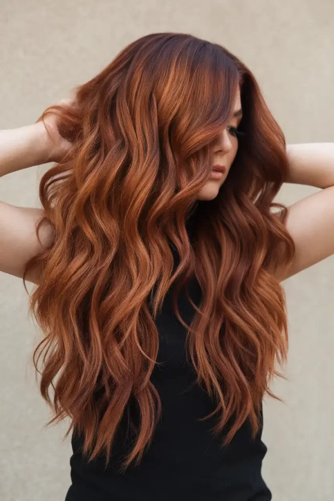 Dark Copper Brown for a Bold Statement