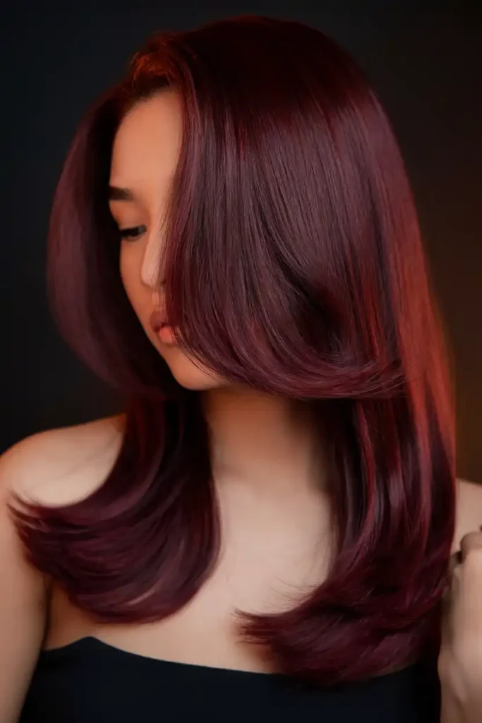 Deep Burgundy Hair for Bold Fall Color Lovers