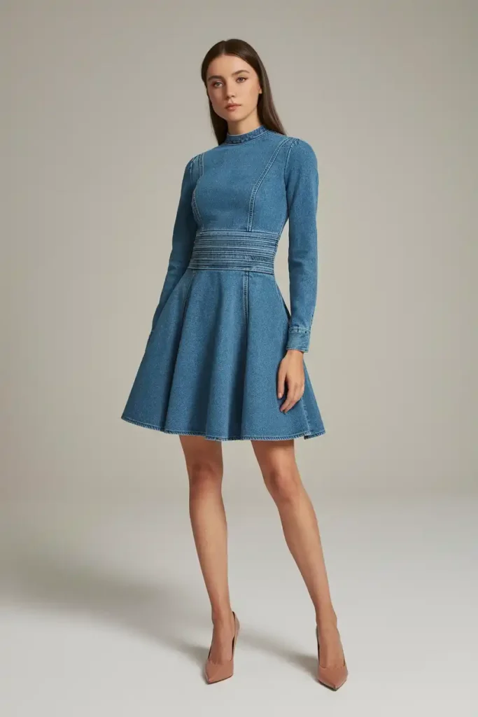 Denim Dress Ideas for Petite Frames
