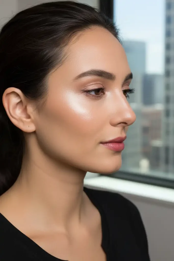 Dewy makeup that doesn't turn oily by noon