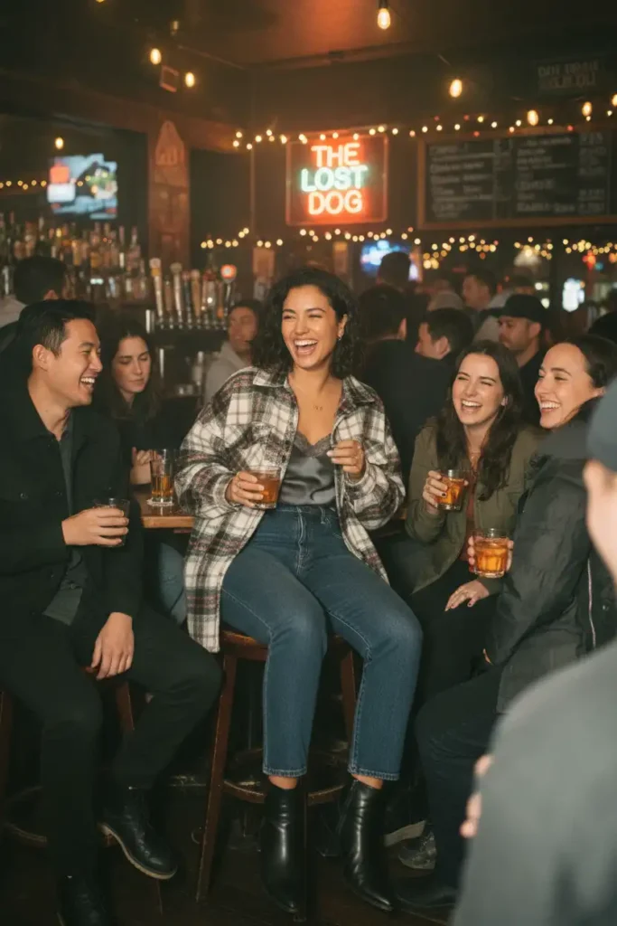 Drunksgiving Outfits That Survive the Hometown Bar
