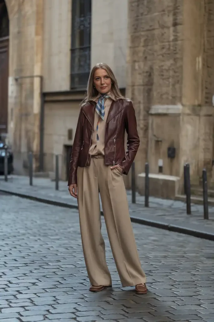 Europe Style Leather Jacket Ideas for Travel