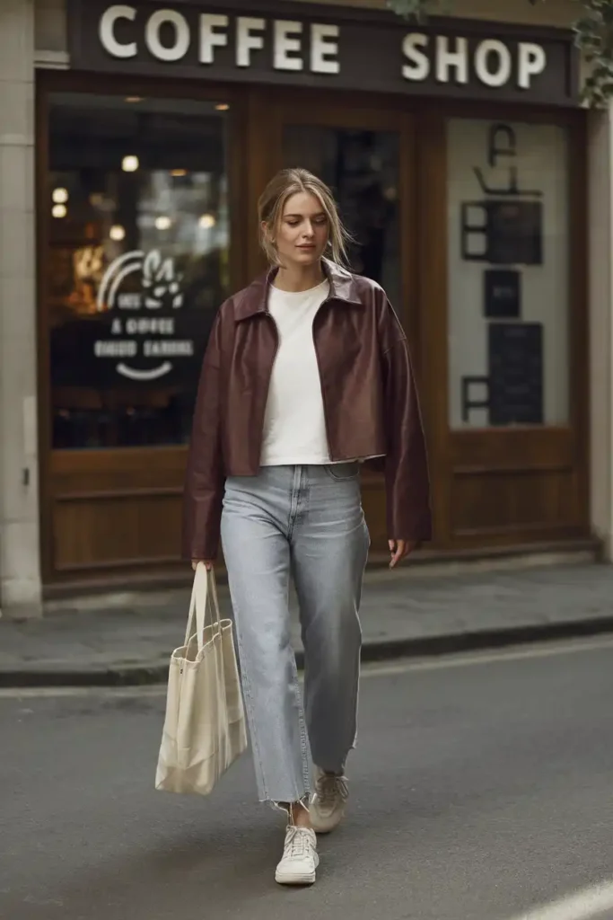 Everyday Effortless Style with a Leather Jacket