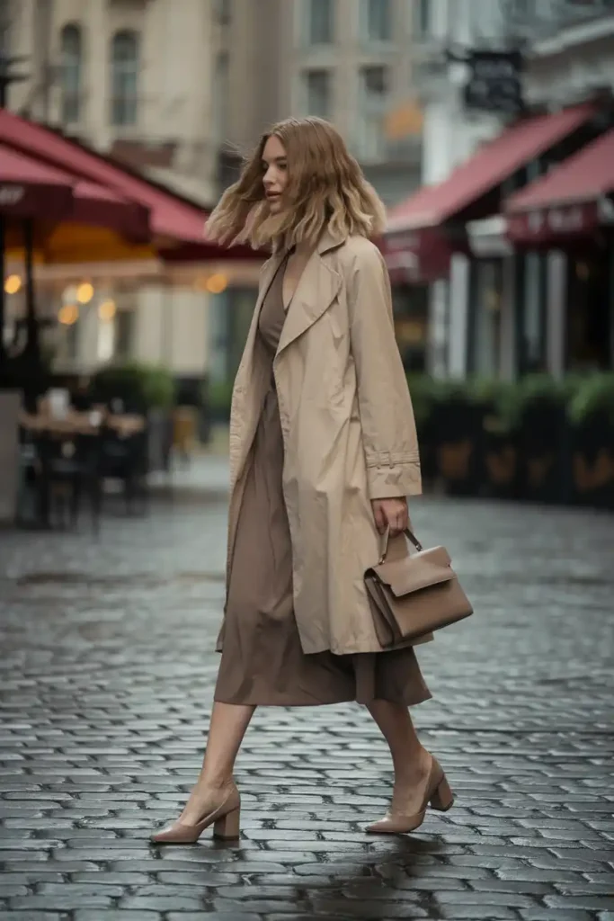 Fall Dress Outfit Europe Style for Travel or Everyday