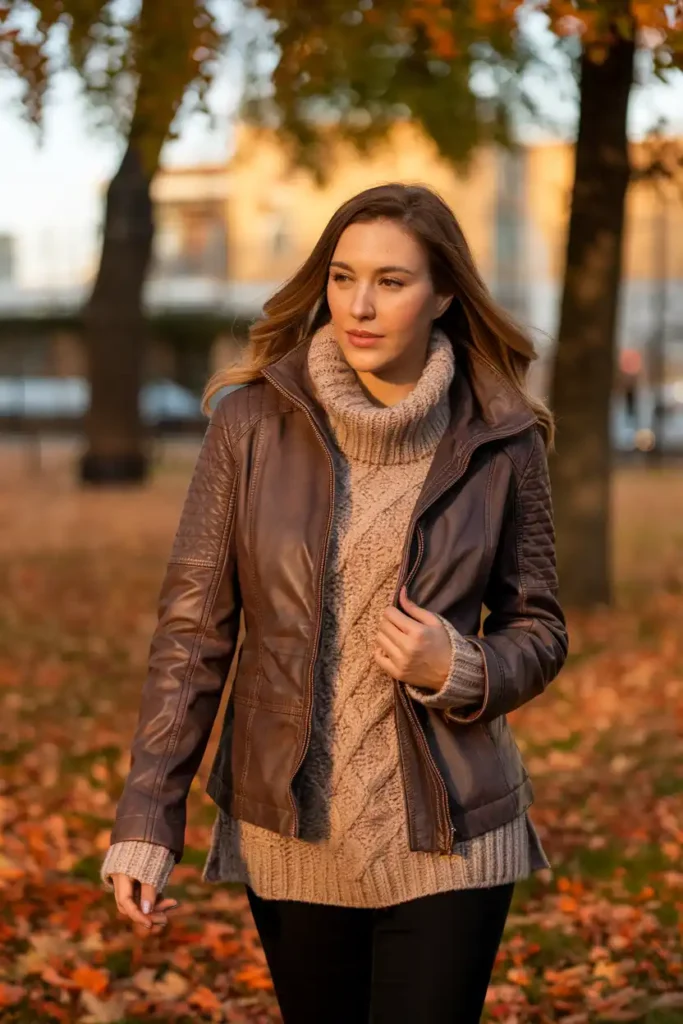 Fall Jacket Layering Tricks Using Leather
