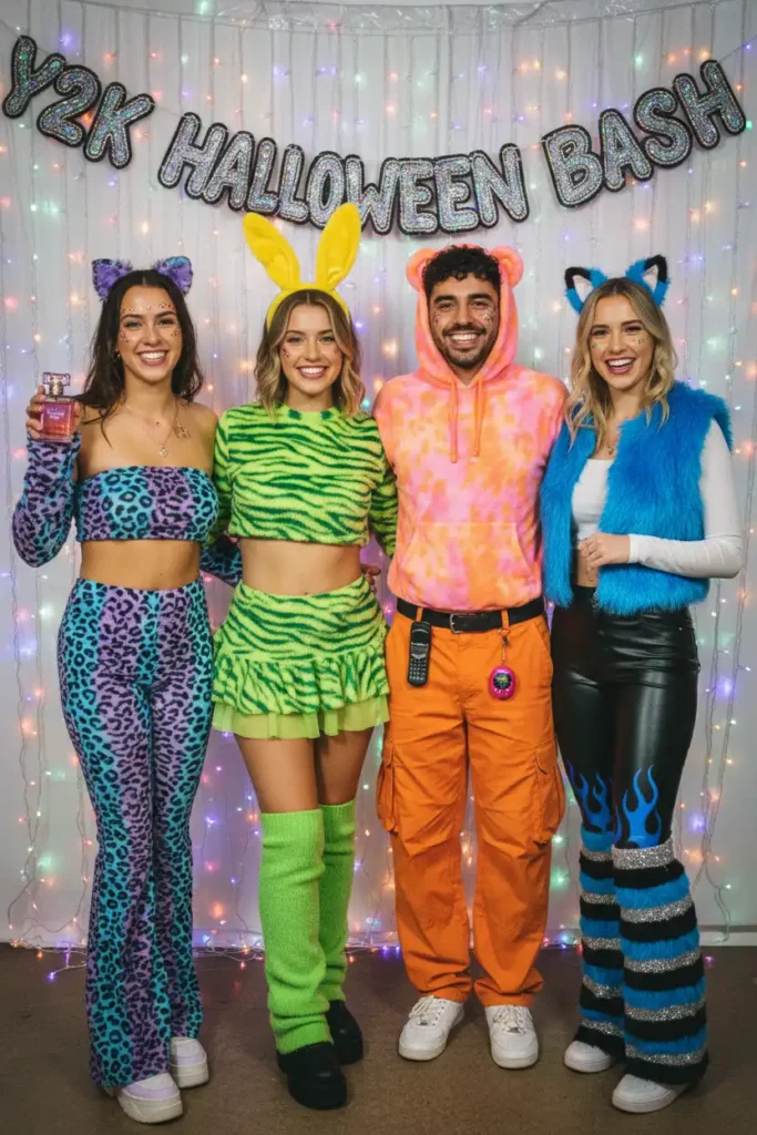 Fluffy Animal Party Outfit Inspiration For Group Costumes