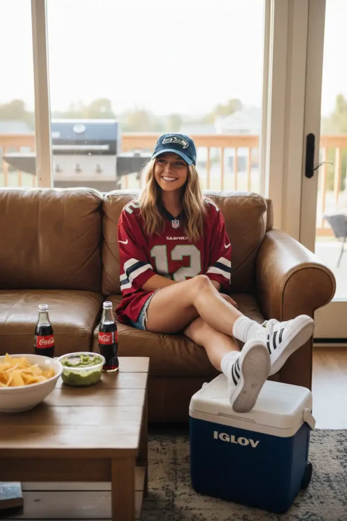 Football Game Outfit Ideas for a Casual Sunday Watch Party