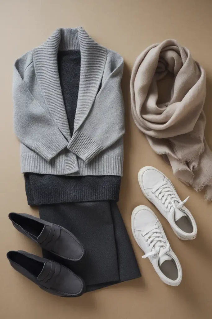 Footwear That Works With Every Cardigan Look