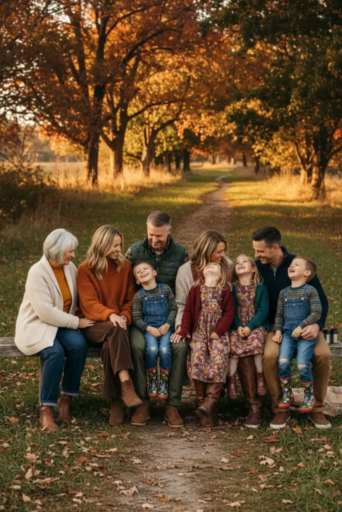 Forgetting Comfort for Large Family Photos