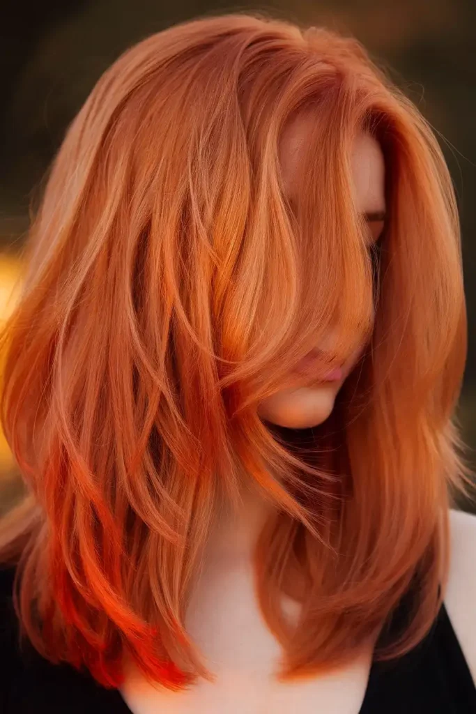 Ginger Hair Layers for Natural Texture