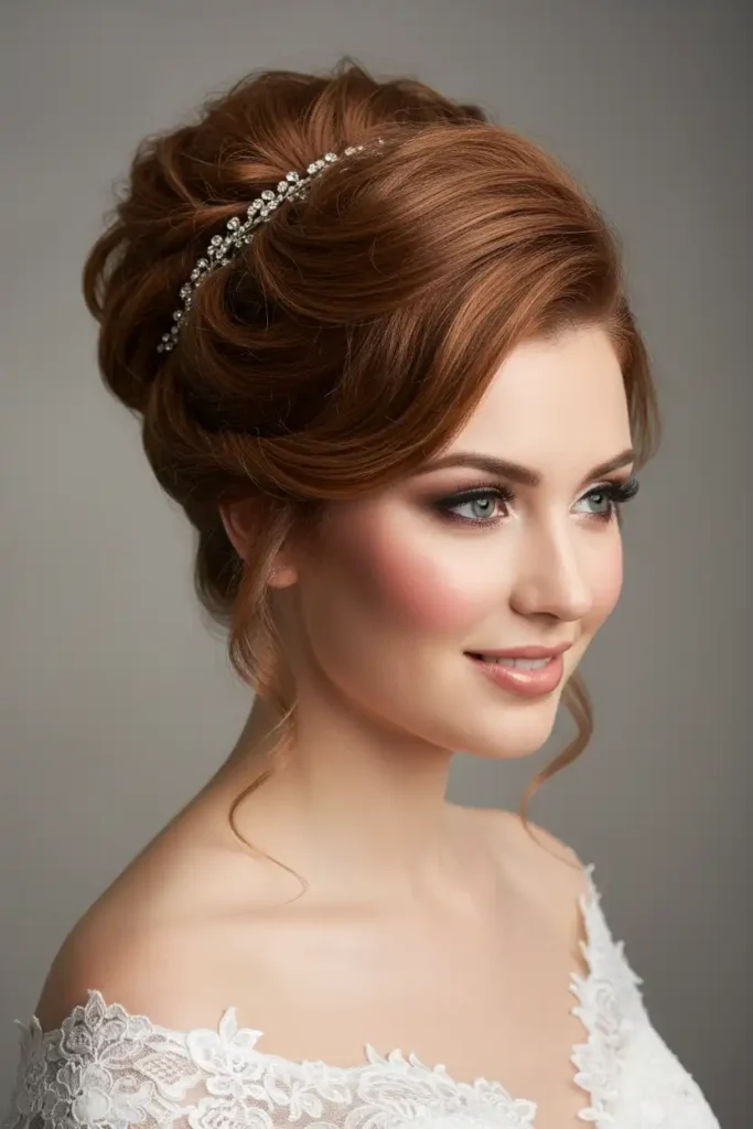 Glamour Wedding Hair Ideas Without Overdoing Volume