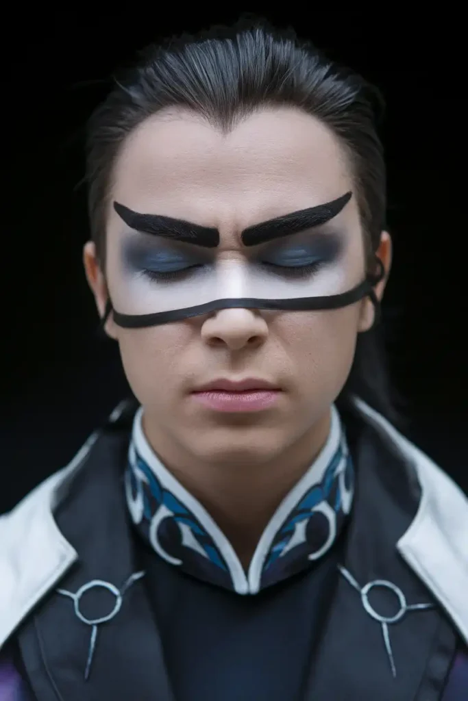 Gojo Inspired Makeup for a Fast Con-Day Morning