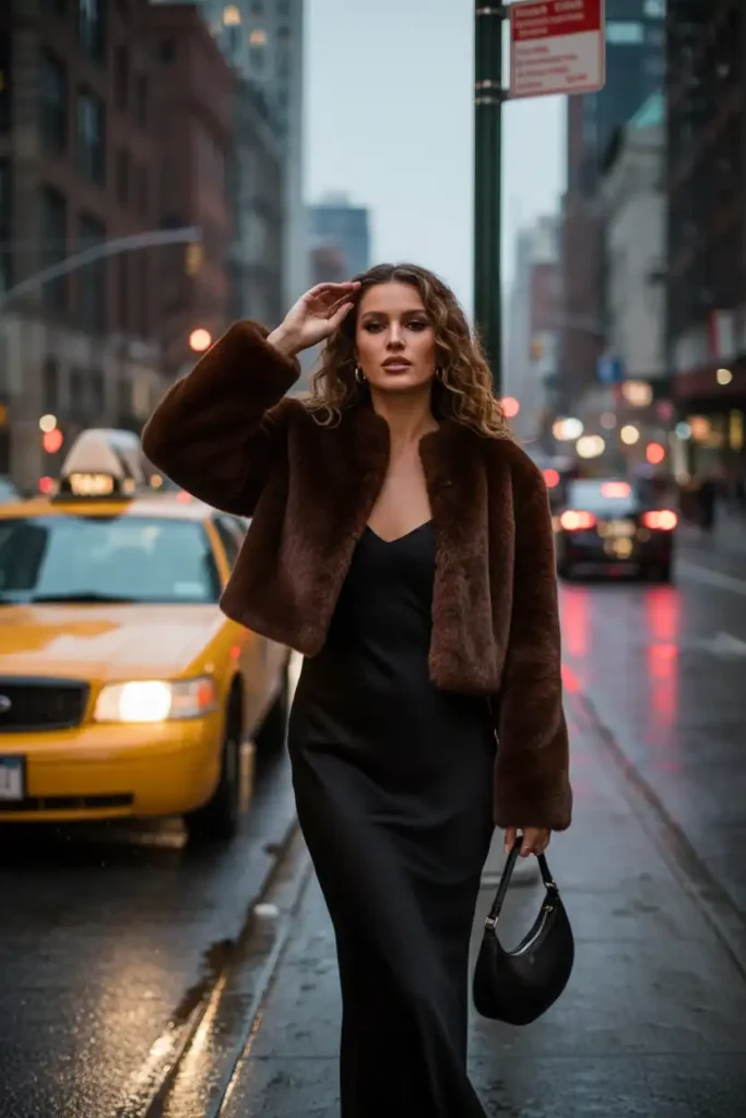 How to Style Faux Fur Jacket Looks Without the Bulk