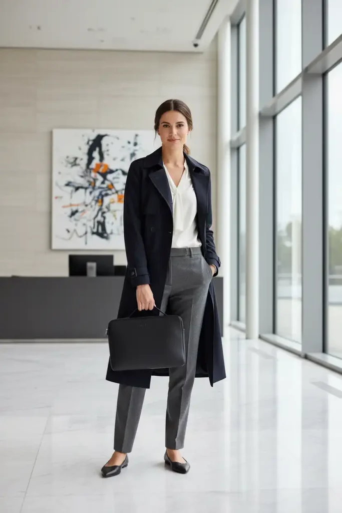 How to Style a Trench Coat Outfit for the Office