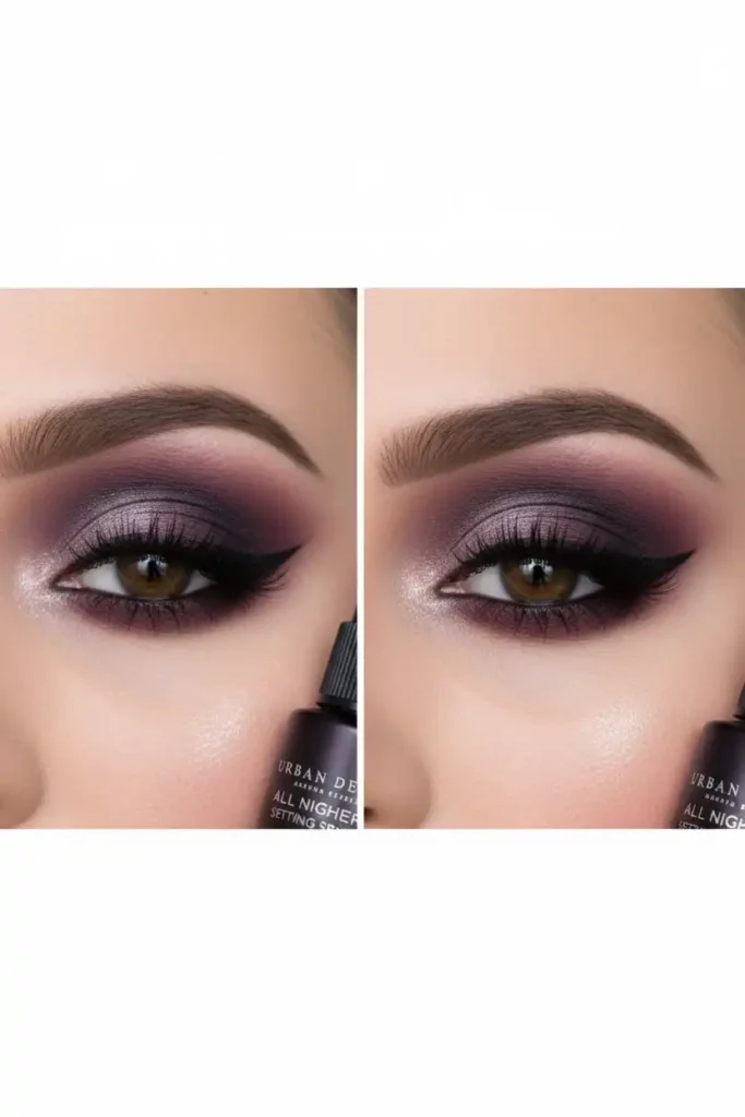 How to make winged liner stay sharp all day