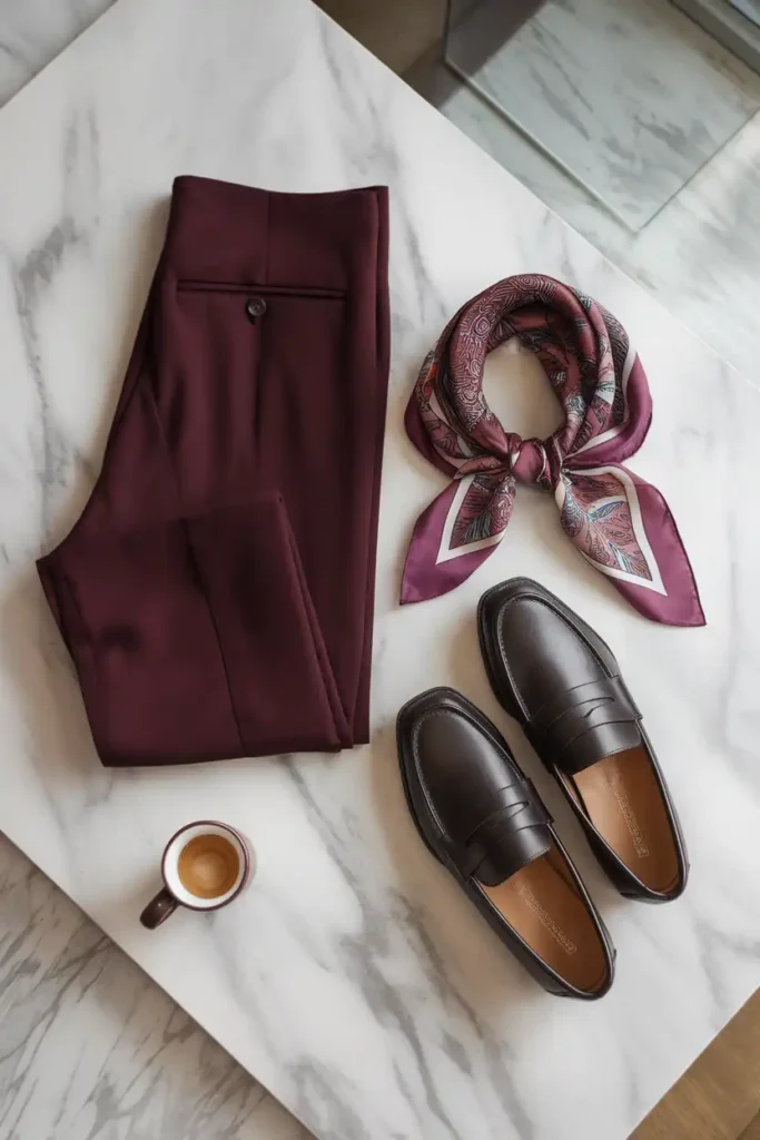 Italian Styles That Inspired This Season's Burgundy Look