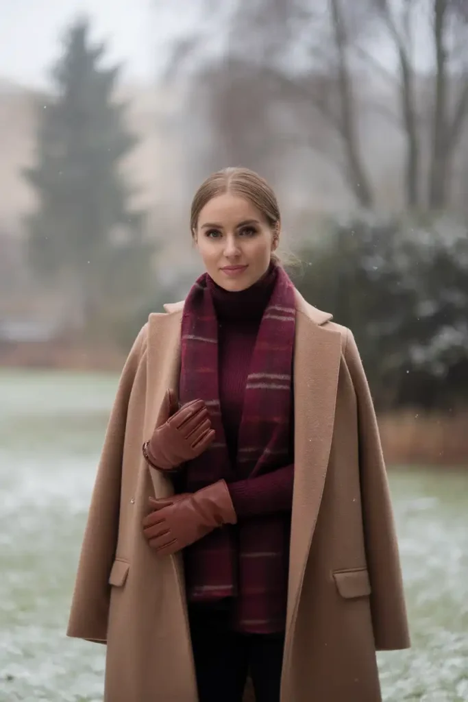 Layering Tips to Keep Your Burgundy Outfit Warm All Winter