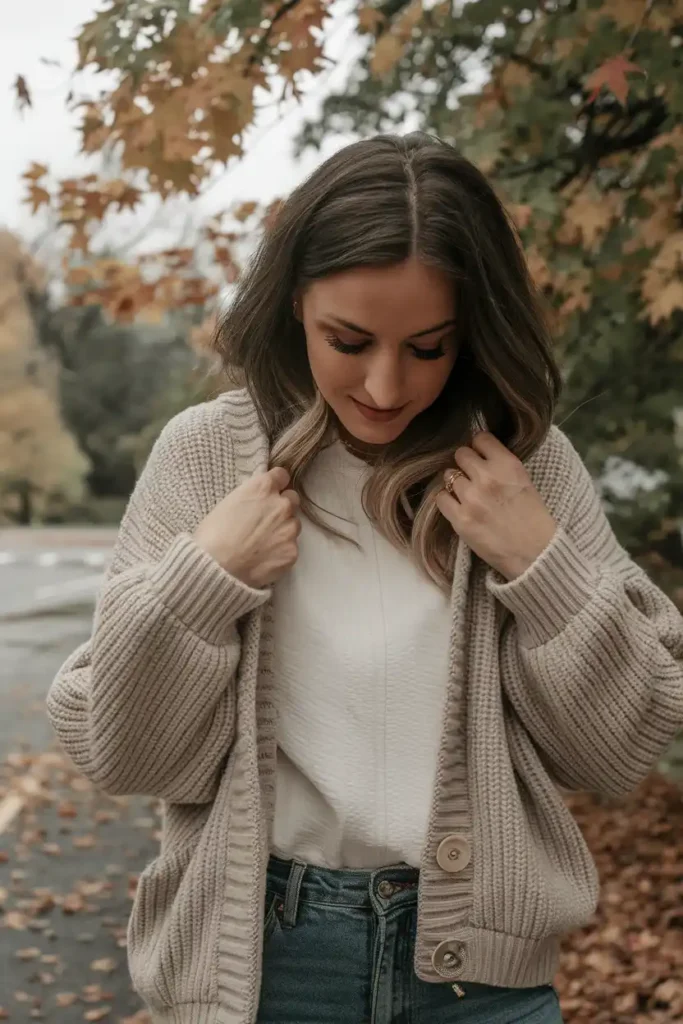 Layering Your Cardigan for Unpredictable Autumn Weather
