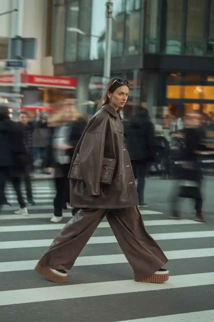 Leather Jacket Street Style Ideas for City Days