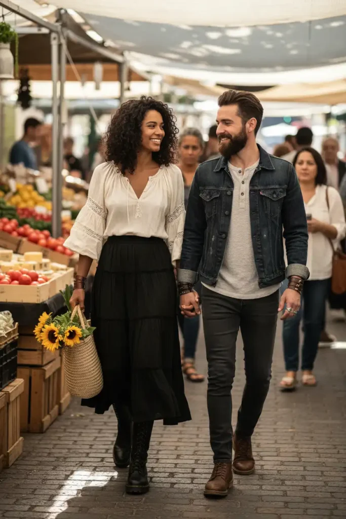 Light Gothic Outfits for Daytime Dates