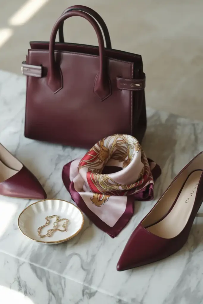 Maroon Accessories That Upgrade Any Basic Outfit