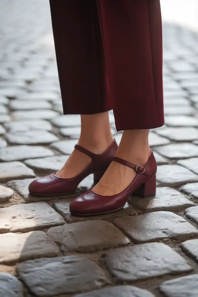 Maroon Mary Janes: The Shoe Upgrade Worth Making
