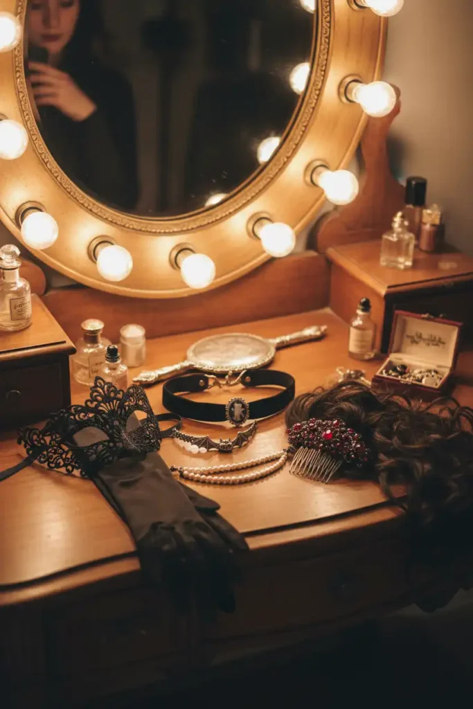 Masquerade Outfit Pairings: Masks, Gloves, and Chokers