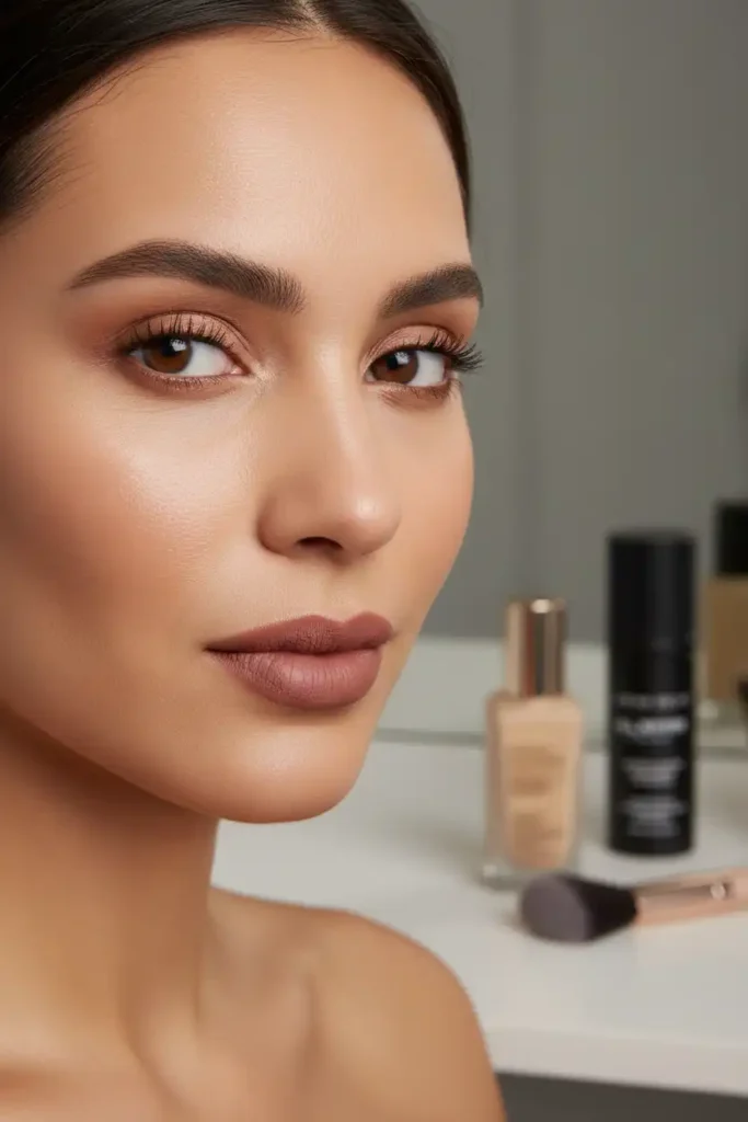 Matte makeup that stays natural, not flat