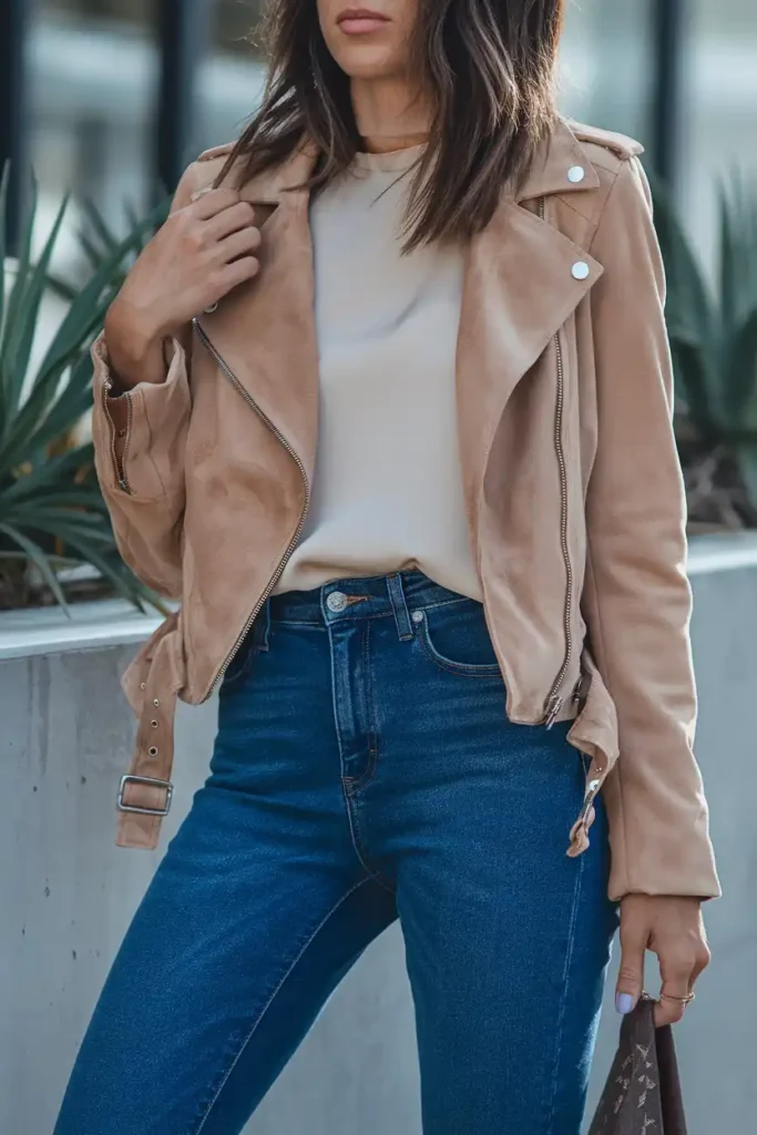 Mid Rise Rigid Denim Pants for a Structured Everyday Look