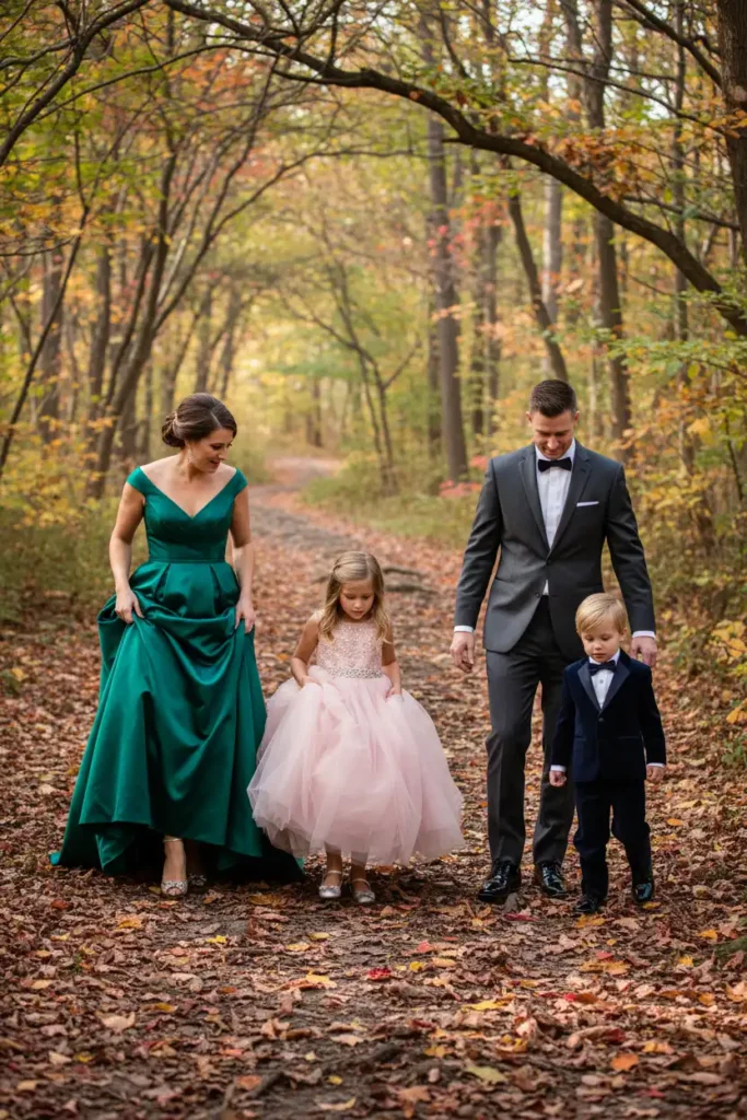 Overdressing for Outdoor Family Picture Ideas