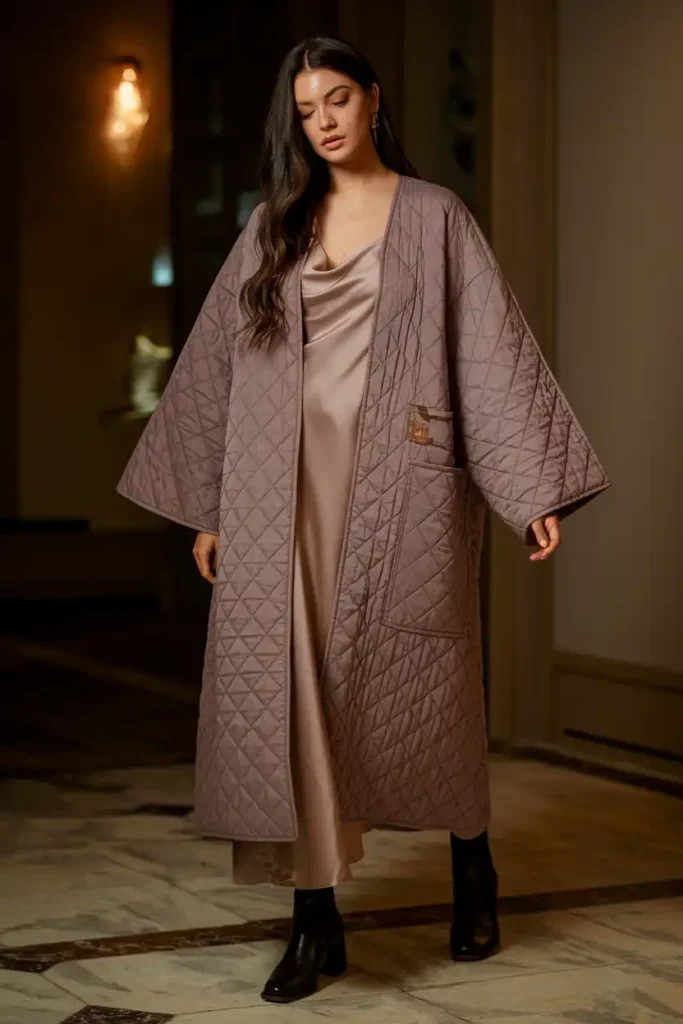 Overlooking the Kimono Handmade Quilted Coat for Special Days