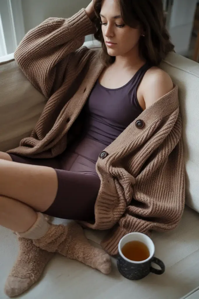 Oversized Button Up Cardigan for Lazy Days