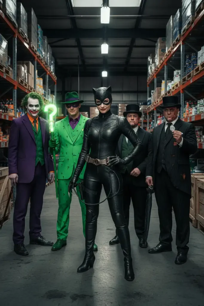Pairing Catwoman With Batman Villains Halloween Costumes
